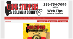 Desktop Screenshot of columbiacrimestoppers.net